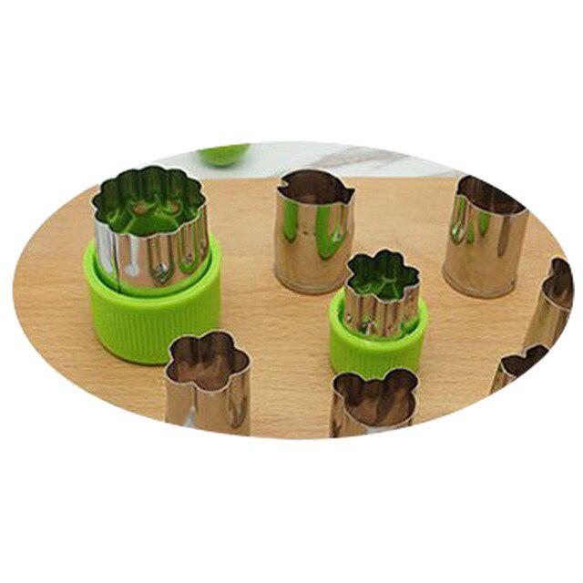 8 шт./компл. резак для фруктов и овощей из нержавеющей стали, измельчители, слайсеры, форма в форме звезды и цветка для печенья, помадки, кондитерских изделий
8 шт./компл. резак для фруктов и овощей из нержавеющей стали, измельчители, слайсеры, форма в форме звезды и цветка для печенья, помадки, кондитерских изделий