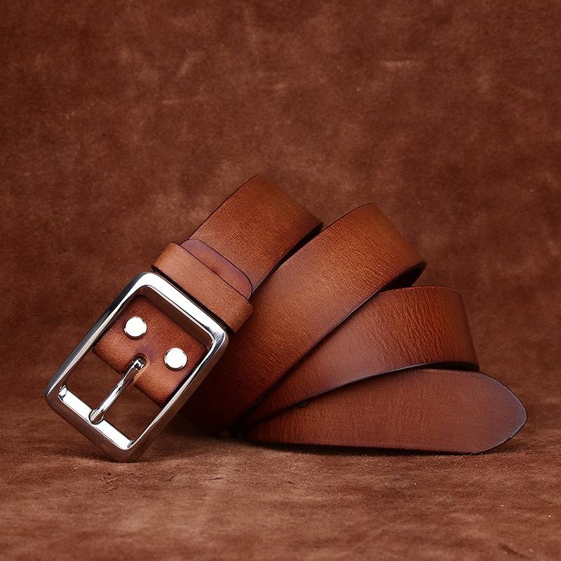 Ремень из натуральной кожи в стиле ретро, матовый, первый слой, из нержавеющей стали, мужской, кожаный, простой, универсальный, повседневный, для джинсов 125cm
Ремень из натуральной кожи в стиле ретро, матовый, первый слой, из нержавеющей стали, мужской, кожаный, простой, универсальный, повседневный, для джинсов 125cm