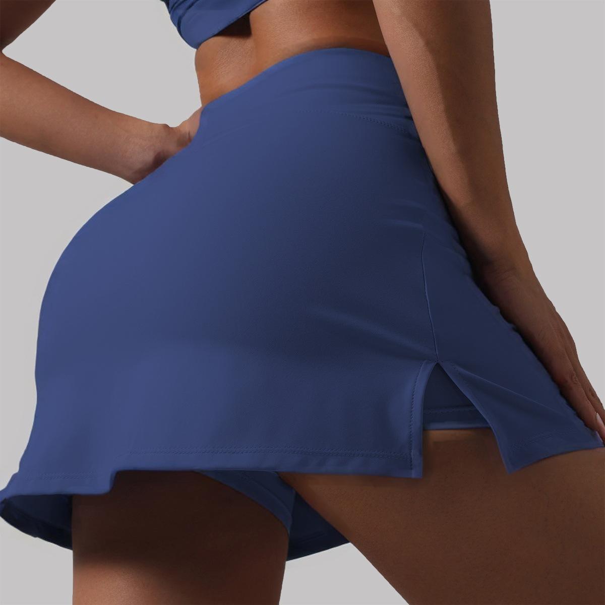 Slim-fit quick-drying tennis skirt, skirt, running fitness skirt, anti-light fake two-piece sports mini skirt for women L
Slim-fit quick-drying tennis skirt, skirt, running fitness skirt, anti-light fake two-piece sports mini skirt for women L