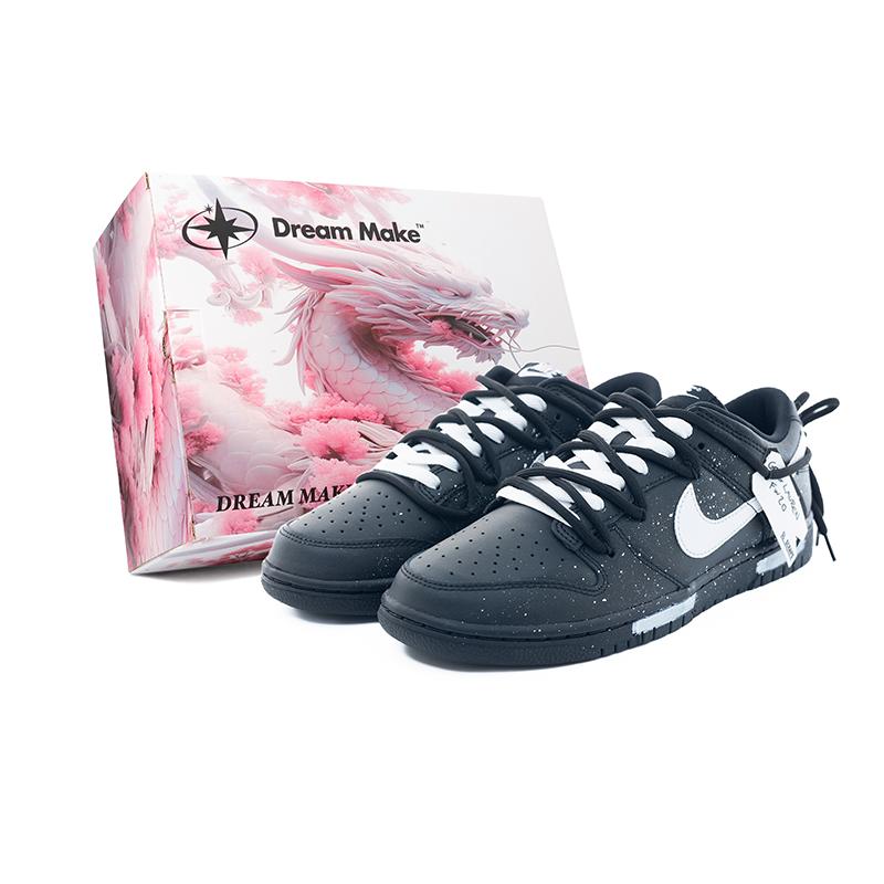 Nike Dunk Black White Ink Splatter Abrasion Resistant Low top Skateboard Shoes Men s Black IO7606-010(Team240--BOX) 44
Nike Dunk Black White Ink Splatter Abrasion Resistant Low top Skateboard Shoes Men s Black IO7606-010(Team240--BOX) 44