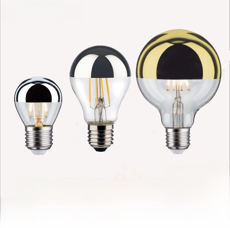 LED Filament A60 Half-Plated E27 Decorative Silver Globe Bulb 220V Top Silver G45 4W E14
LED Filament A60 Half-Plated E27 Decorative Silver Globe Bulb 220V Top Silver G45 4W E14