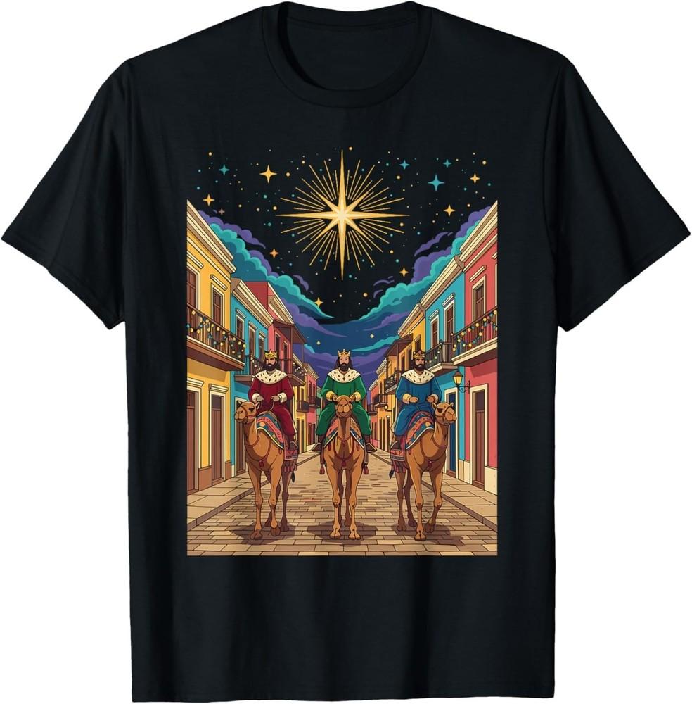Three Kings Day Puerto Rico Día de Reyes Boricua Navidad T-Shirt S
Three Kings Day Puerto Rico Día de Reyes Boricua Navidad T-Shirt S