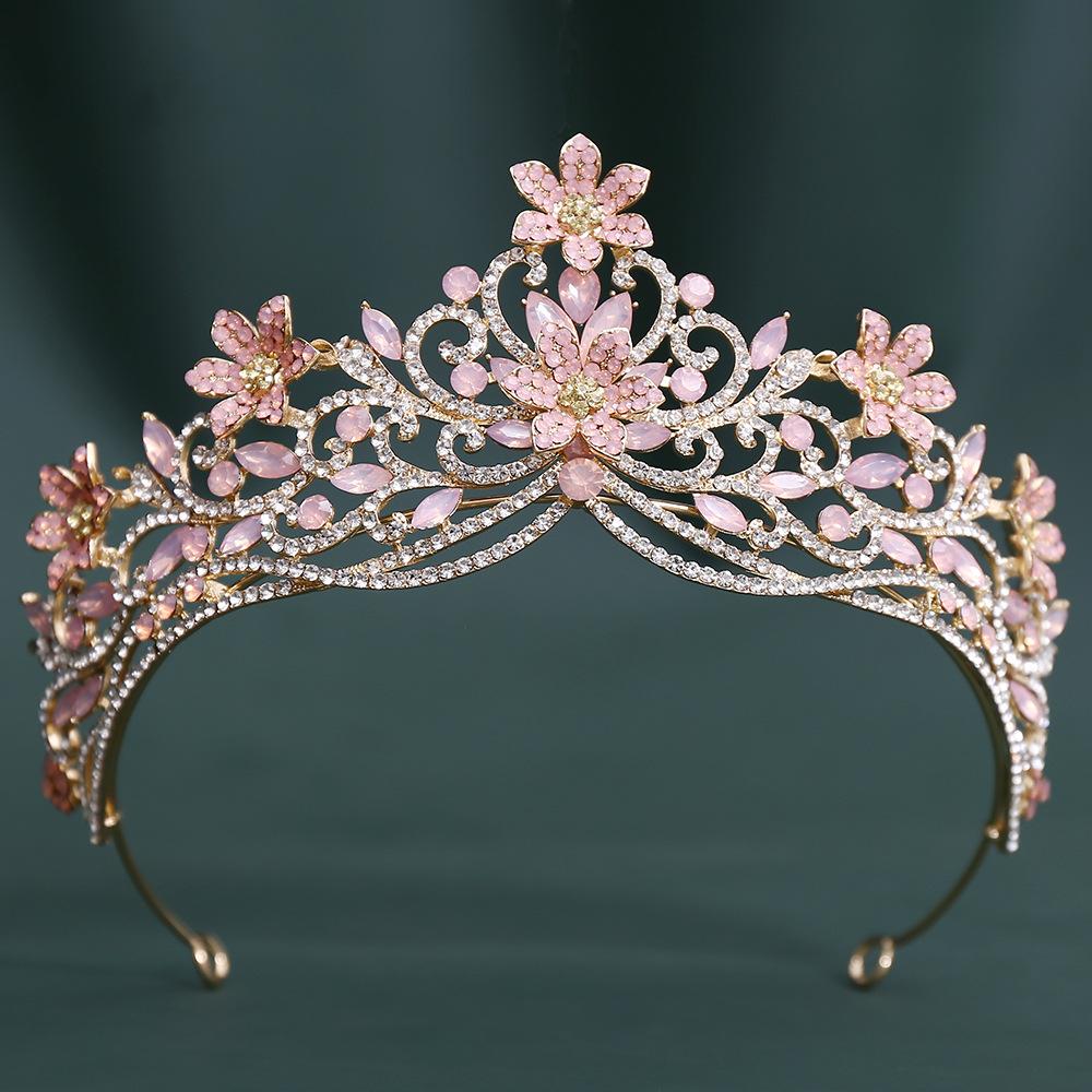 DIEZI New 10 Colors Luxury Opal Crystal Big Flower Tiara For Women Wedding Party Elegant Bridal Bride Crown Hair Accessories
DIEZI New 10 Colors Luxury Opal Crystal Big Flower Tiara For Women Wedding Party Elegant Bridal Bride Crown Hair Accessories