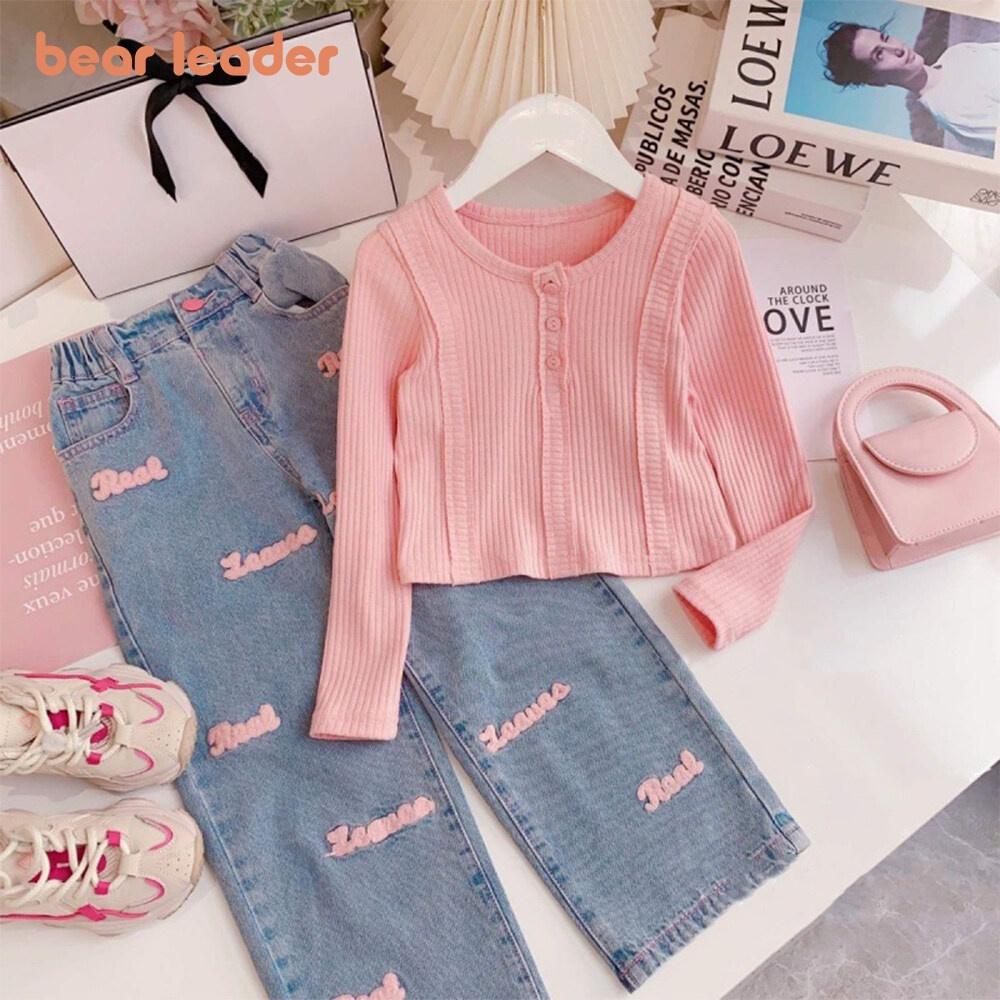 Girls Long Sleeved Suit Bear Leader 4-9 Years Pink Knitted Cardigan + Pants Two-piece Set AZ3931 4T
Girls Long Sleeved Suit Bear Leader 4-9 Years Pink Knitted Cardigan + Pants Two-piece Set AZ3931 4T