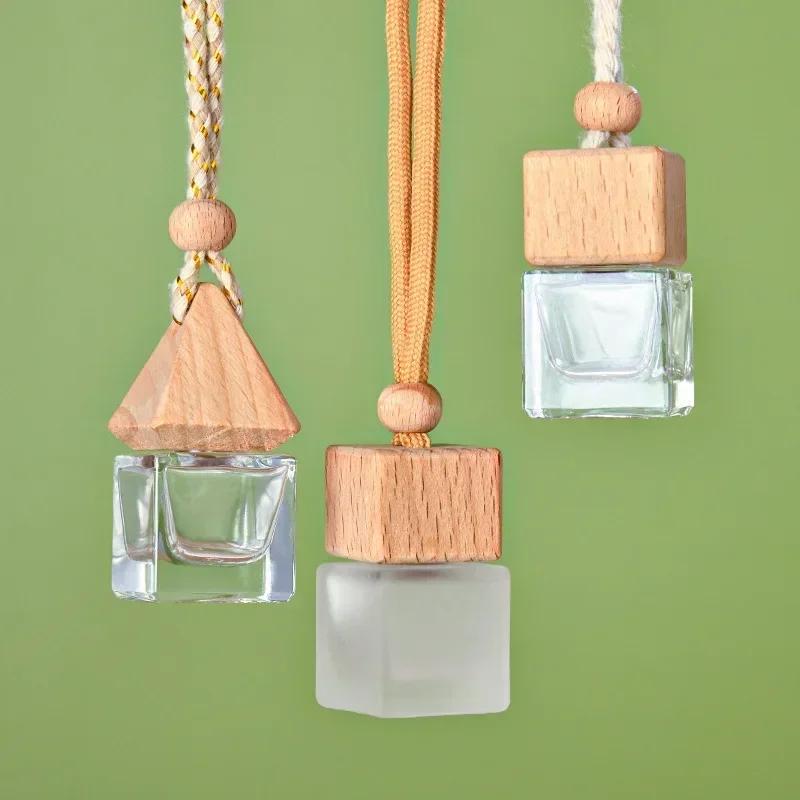 Mini Perfume Bottles with Wood Lid 8ml Essential Oil Container Car Air Fragrance Empty Pendant Auto Perfume Frosted Glass Bottle
Mini Perfume Bottles with Wood Lid 8ml Essential Oil Container Car Air Fragrance Empty Pendant Auto Perfume Frosted Glass Bottle