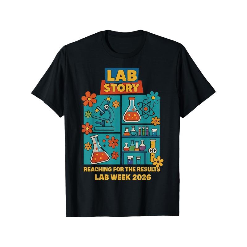 Laboratory Week Medical Laboratory Technician T-Shirt - A Casual Round-Neck Short-Sleeve Shirt with a Lab-Themed Design, Suitable for Laboratory 4XL чорний
Laboratory Week Medical Laboratory Technician T-Shirt - A Casual Round-Neck Short-Sleeve Shirt with a Lab-Themed Design, Suitable for Laboratory 4XL чорний