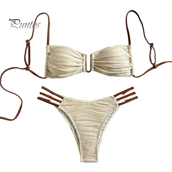 2 шт./комплект женский бикини комплект слинг бандо бюстгальтер с подкладкой морщинистая текстура трусы комплект пэчворк цветной раздельный купальник L хаки
2 шт./комплект женский бикини комплект слинг бандо бюстгальтер с подкладкой морщинистая текстура трусы комплект пэчворк цветной раздельный купальник L хаки