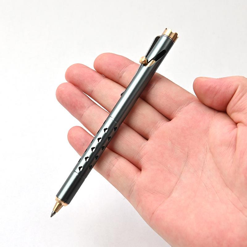 Aluminum Alloy Tactical Brass Ballpoint Pen - Metal Business Signature Gift Pen 0.5mm
Aluminum Alloy Tactical Brass Ballpoint Pen - Metal Business Signature Gift Pen 0.5mm