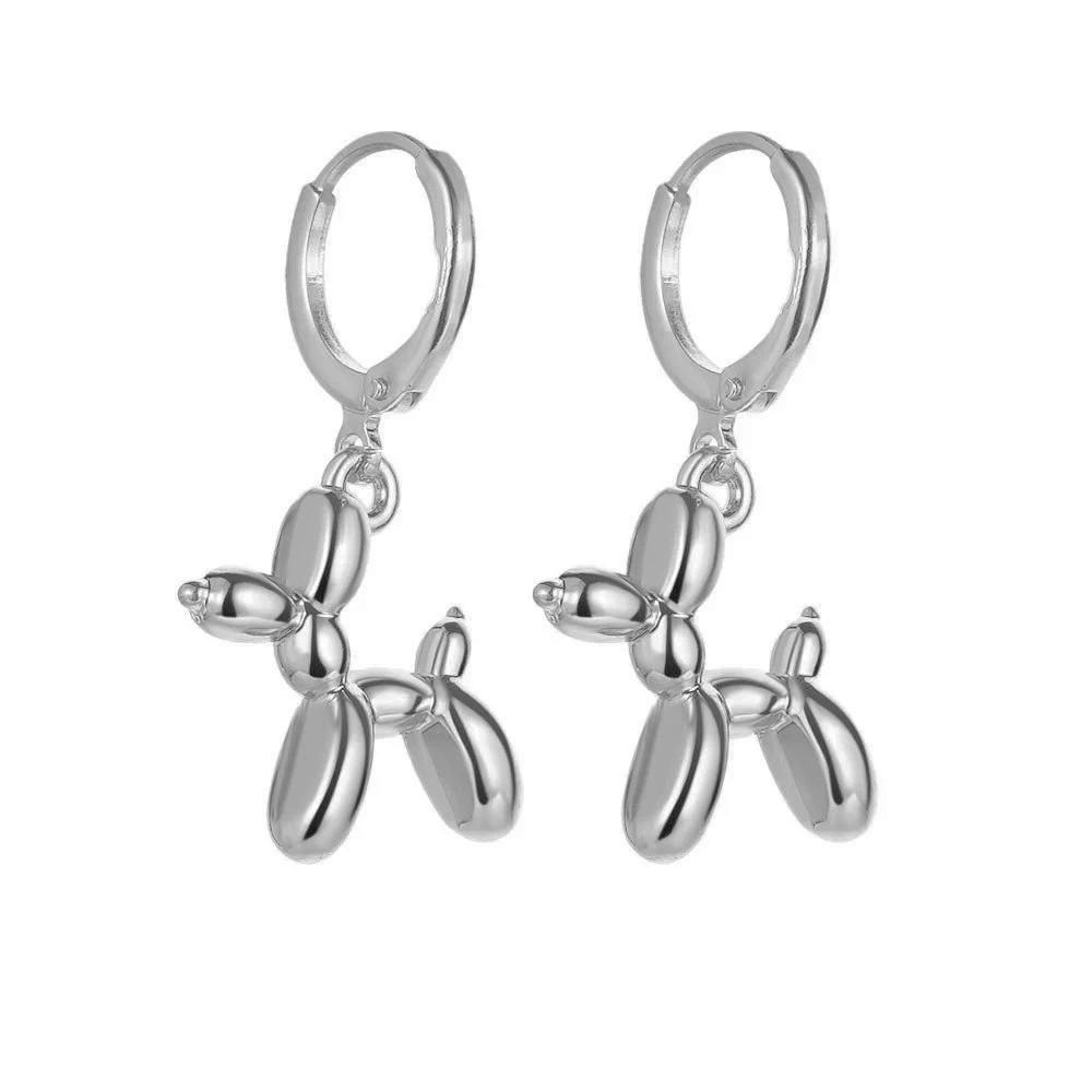 Popular Balloon Dog Pendant Dangle Earrings For Women Metal Style Cute Canimal Hoop Earring Fashion Jewelry Wedding Party Gifts
Popular Balloon Dog Pendant Dangle Earrings For Women Metal Style Cute Canimal Hoop Earring Fashion Jewelry Wedding Party Gifts