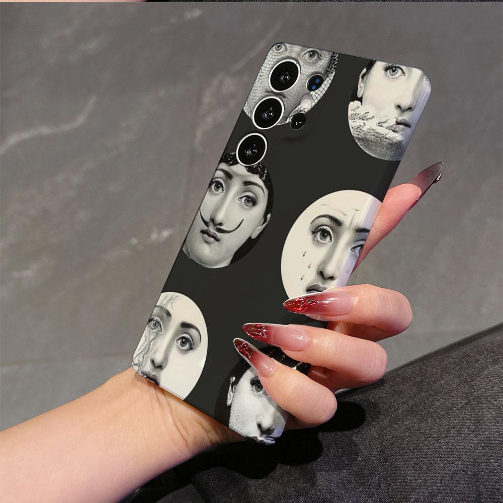 Face Art Fornasettie Phone Case For Samsung S25 24 23 ULTRA Plus S21 Fe A55 25 05 13 Glossy HD Hard Cover Film Shell SamsungS23Ultra
Face Art Fornasettie Phone Case For Samsung S25 24 23 ULTRA Plus S21 Fe A55 25 05 13 Glossy HD Hard Cover Film Shell SamsungS23Ultra
