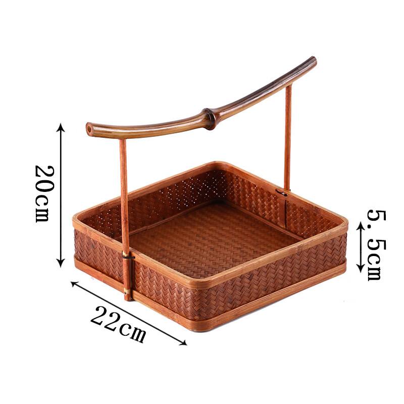 Handmade Qiong Bamboo Square Storage Basket
Handmade Qiong Bamboo Square Storage Basket