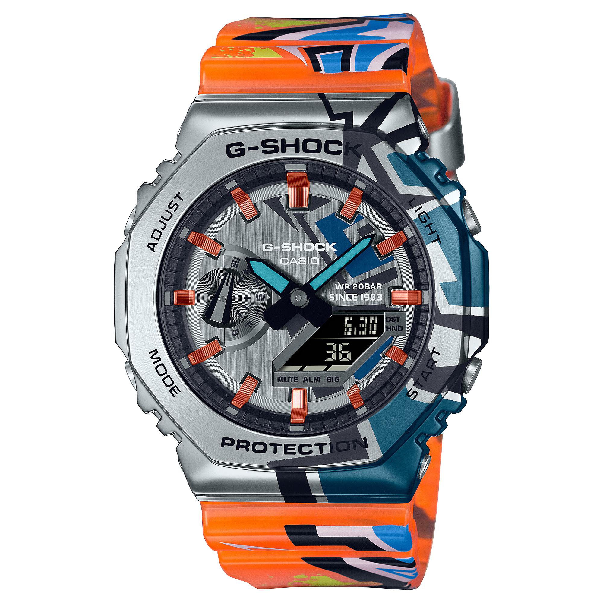 Чоловічий годинник Casio G-SHOCK з нержавіючої сталі, водозахист 200 м, аналоговий, ударостійкий, кварцовий, GM-2100SS-1A синій
Чоловічий годинник Casio G-SHOCK з нержавіючої сталі, водозахист 200 м, аналоговий, ударостійкий, кварцовий, GM-2100SS-1A синій