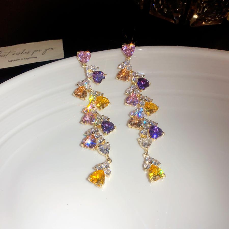 Silver needle zircon water drop flower earrings medieval vintage court style elegant earrings light luxury high-end earrings
Silver needle zircon water drop flower earrings medieval vintage court style elegant earrings light luxury high-end earrings