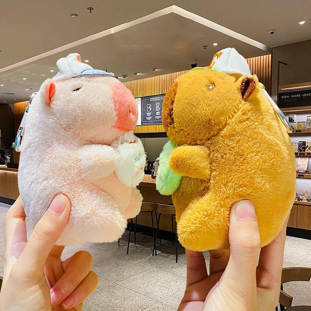 Toy Capybara Key Ring Pendant Plush Hanging Ornament Gift Cartoon Doll Keychain Student tennis bag
Toy Capybara Key Ring Pendant Plush Hanging Ornament Gift Cartoon Doll Keychain Student tennis bag
