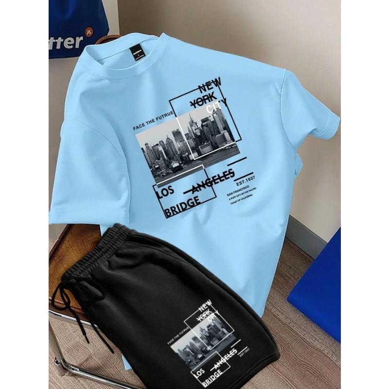 2026 Summer New Style Men s Short-Sleeved Shorts with Letter Print Breathable and Lightweight Streetwear for Males 4XL
2026 Summer New Style Men s Short-Sleeved Shorts with Letter Print Breathable and Lightweight Streetwear for Males 4XL