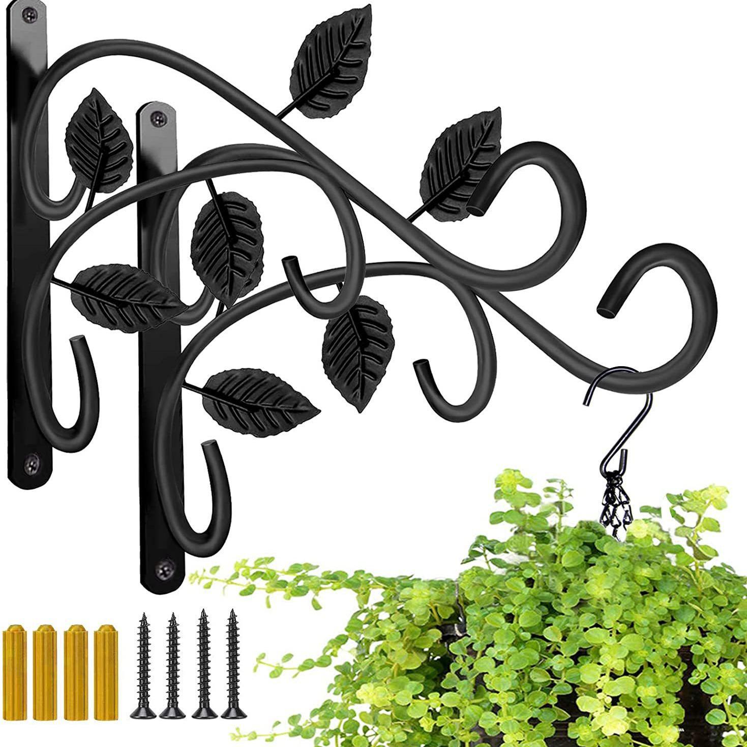 European Wrought Iron Wall-Mounted Flower Pot Holder for Balcony and Garden 30*20 cm чорний
European Wrought Iron Wall-Mounted Flower Pot Holder for Balcony and Garden 30*20 cm чорний