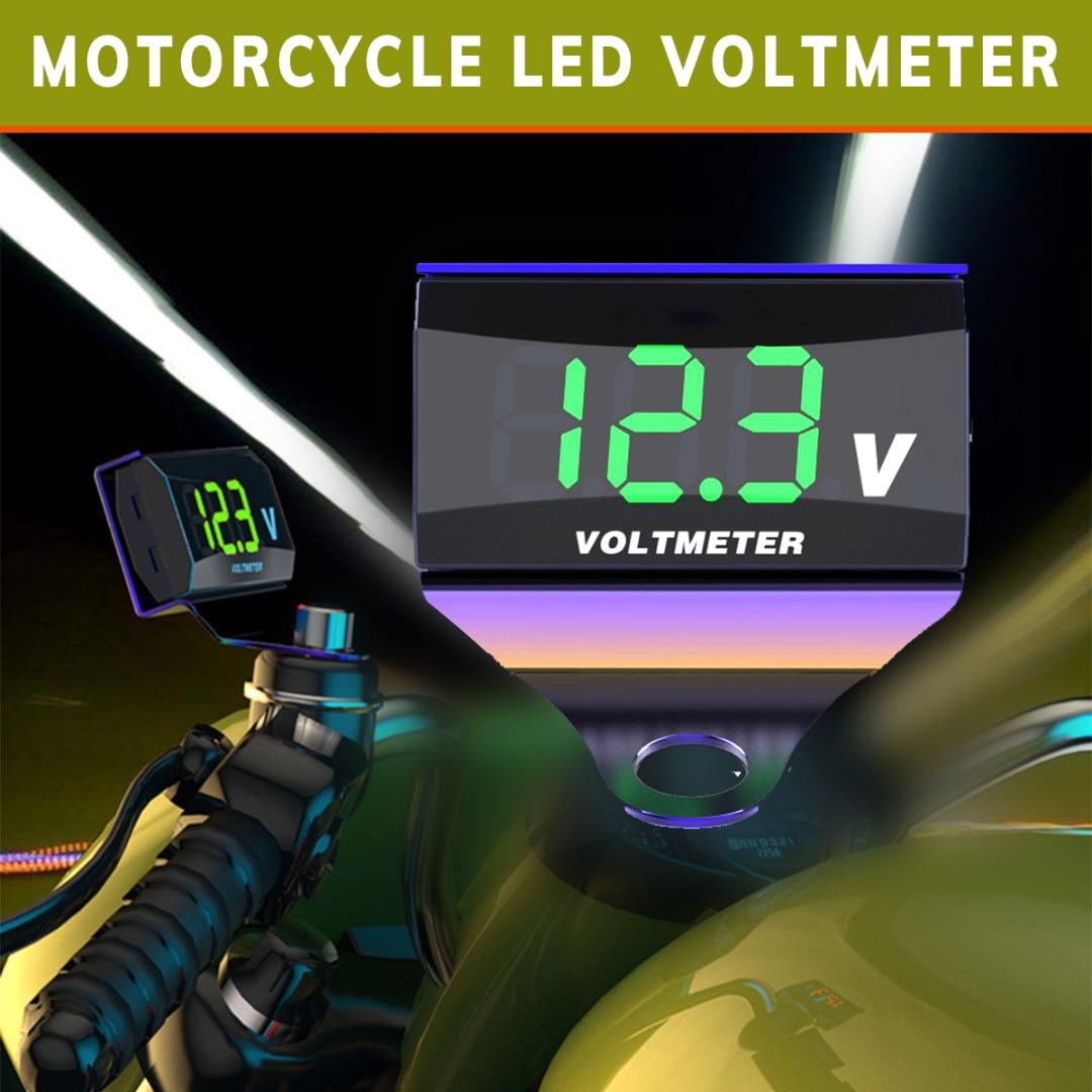 Lvye DC12-150V Светодиодный цифровой дисплей Вольтметр Панельный измеритель напряжения с кронштейном