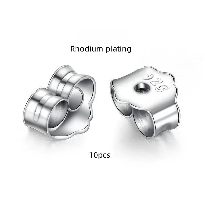 10pc/Set 925 Sterling Silver DIY Bracelets Accessorie Earrings Back Jewelry Making for Women Earring Jewelry Findings Gift
10pc/Set 925 Sterling Silver DIY Bracelets Accessorie Earrings Back Jewelry Making for Women Earring Jewelry Findings Gift