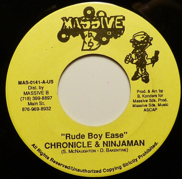 7inch Record CHRONICLE & NINJAMAN - Rude Boy Ease MAS0141 Massive B US Reggae, Ska & Dub Used
7inch Record CHRONICLE & NINJAMAN - Rude Boy Ease MAS0141 Massive B US Reggae, Ska & Dub Used