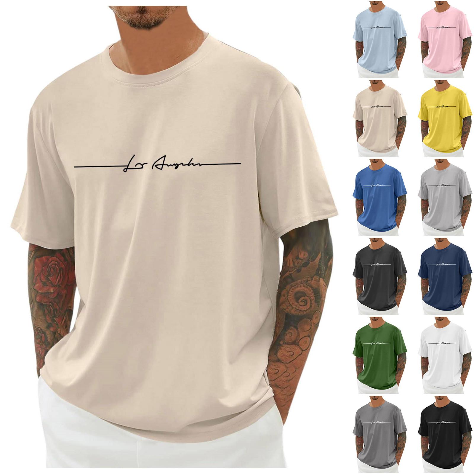 Чоловіча модна футболка, вуличний повсякденний одяг з коротким рукавом XXL жовтий
Чоловіча модна футболка, вуличний повсякденний одяг з коротким рукавом XXL жовтий