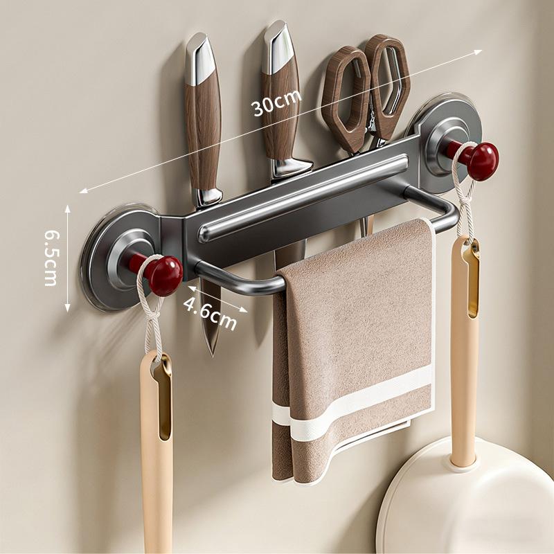 30/40/50cm Suction Cup Kitchen Organizer Wall Mounted Multifunctional Rack with Knife Slots Towel Bar Scissor Holder for Kitchen
30/40/50cm Suction Cup Kitchen Organizer Wall Mounted Multifunctional Rack with Knife Slots Towel Bar Scissor Holder for Kitchen