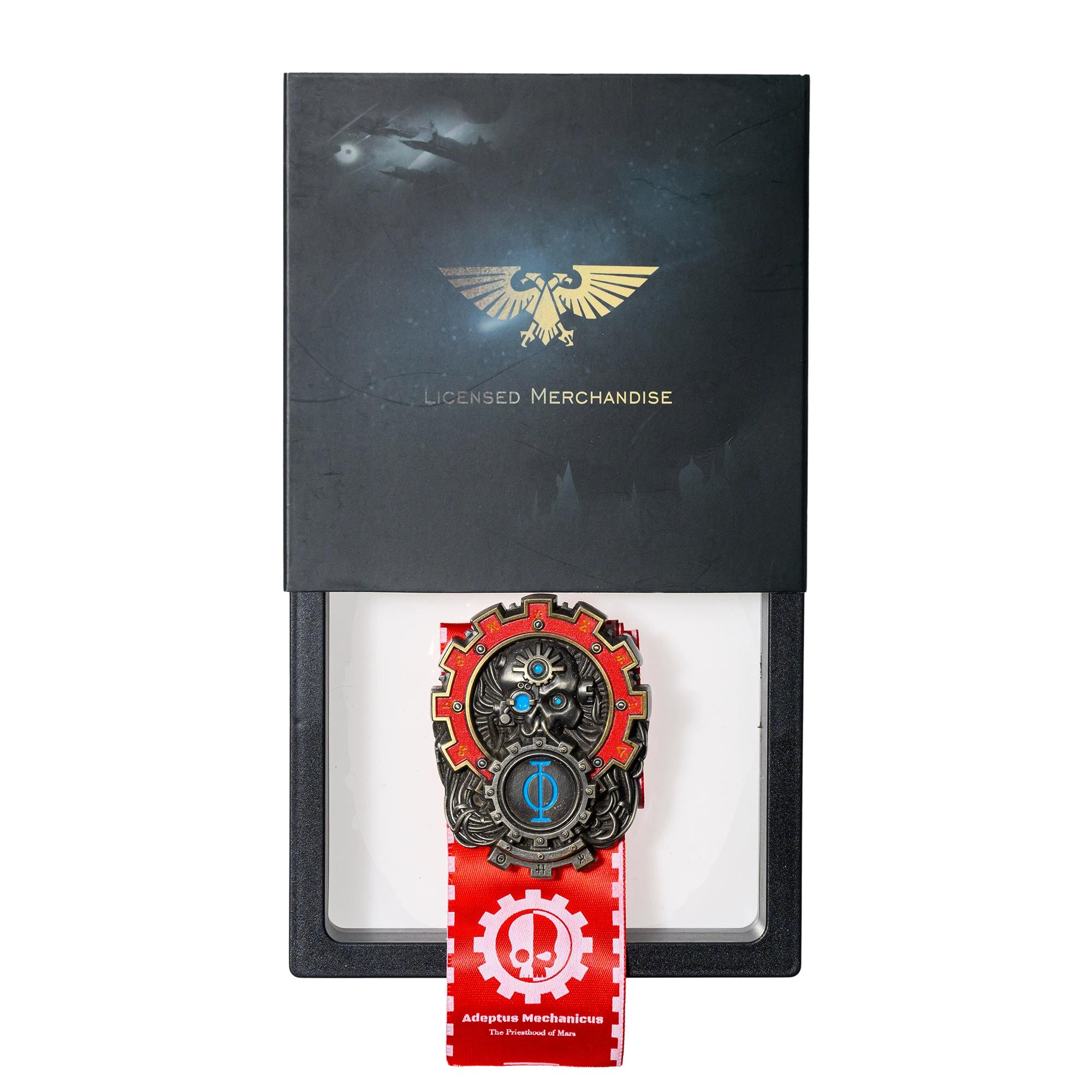Starforged зіркове лиття, фігурка Warhammer 40K, периферійний кулон, значок «Знак чистоти Механічного Бога» Brooch sticker integrated version in stock
Starforged зіркове лиття, фігурка Warhammer 40K, периферійний кулон, значок «Знак чистоти Механічного Бога» Brooch sticker integrated version in stock