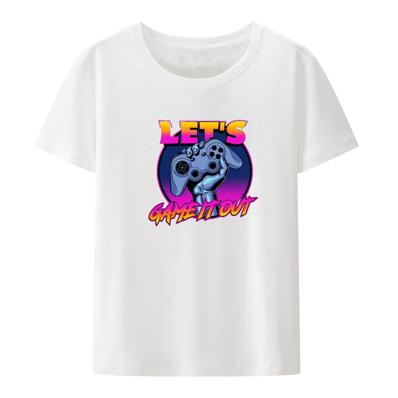 Lets Game IT Out Graphic Printed Funny Tee Man Short Sleeve Tshirt Street Fashion Tshirts Clothes Men Clothing Humor Creative S
Lets Game IT Out Graphic Printed Funny Tee Man Short Sleeve Tshirt Street Fashion Tshirts Clothes Men Clothing Humor Creative S