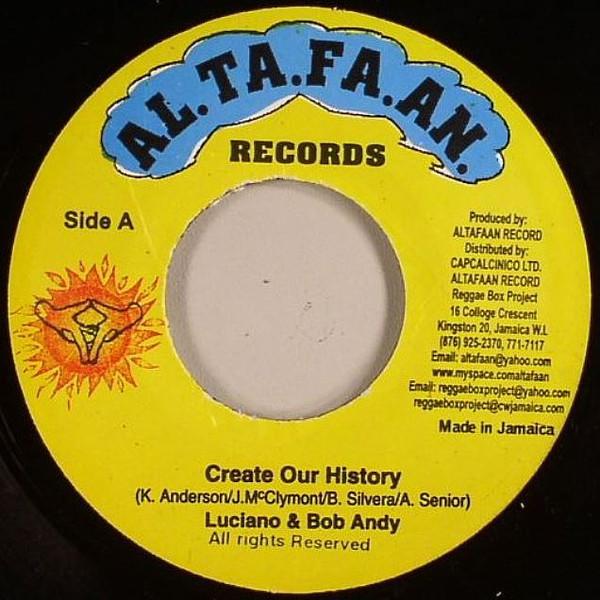 7-дюймовая пластинка LUCIANO / BOB ANDY - Create Our History NONE Al.Ta.Fa.An. 2006 Ямайка Регги, Ска и Даб Б/У
7-дюймовая пластинка LUCIANO / BOB ANDY - Create Our History NONE Al.Ta.Fa.An. 2006 Ямайка Регги, Ска и Даб Б/У