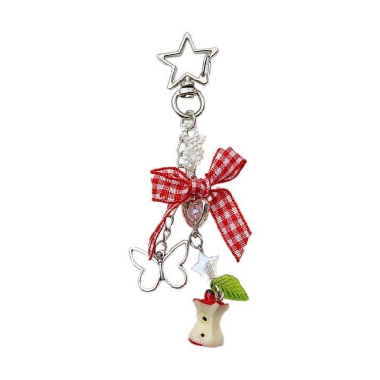 Practical Bowknot Pendant Keyring Charm Bag Accessory for Daily Life and Travel
Practical Bowknot Pendant Keyring Charm Bag Accessory for Daily Life and Travel