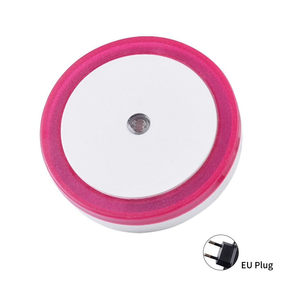 Беспроводной датчик Светодиодный ночник Вилка ЕС США Великобритания Мини круглые ночники Для eu plugeu plug