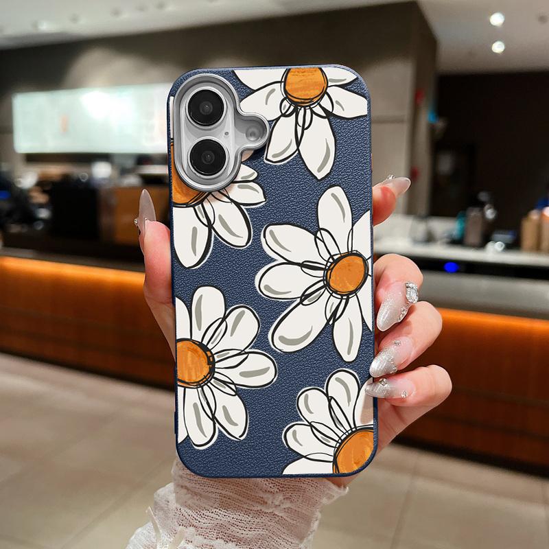 Ударопрочный матовый чехол для телефона с узором в виде цветка маргаритки для iPhone 16 Pro Max 15 Pro 14 Plus 13 12 11 тонкий чехол-бампер из кожи TPU с текстурой из мягкого материала iPhone 15 Pro Max синий
Ударопрочный матовый чехол для телефона с узором в виде цветка маргаритки для iPhone 16 Pro Max 15 Pro 14 Plus 13 12 11 тонкий чехол-бампер из кожи TPU с текстурой из мягкого материала iPhone 15 Pro Max синий