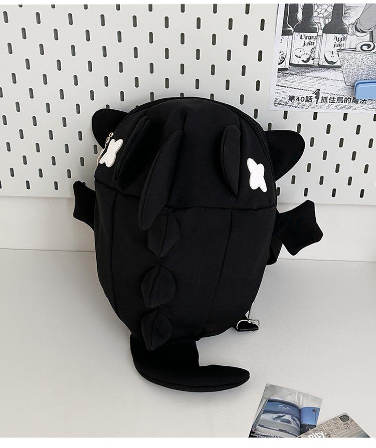 School bag cartoon lightweight versatile backpack foreign style solid color creative children s bag чорний
School bag cartoon lightweight versatile backpack foreign style solid color creative children s bag чорний