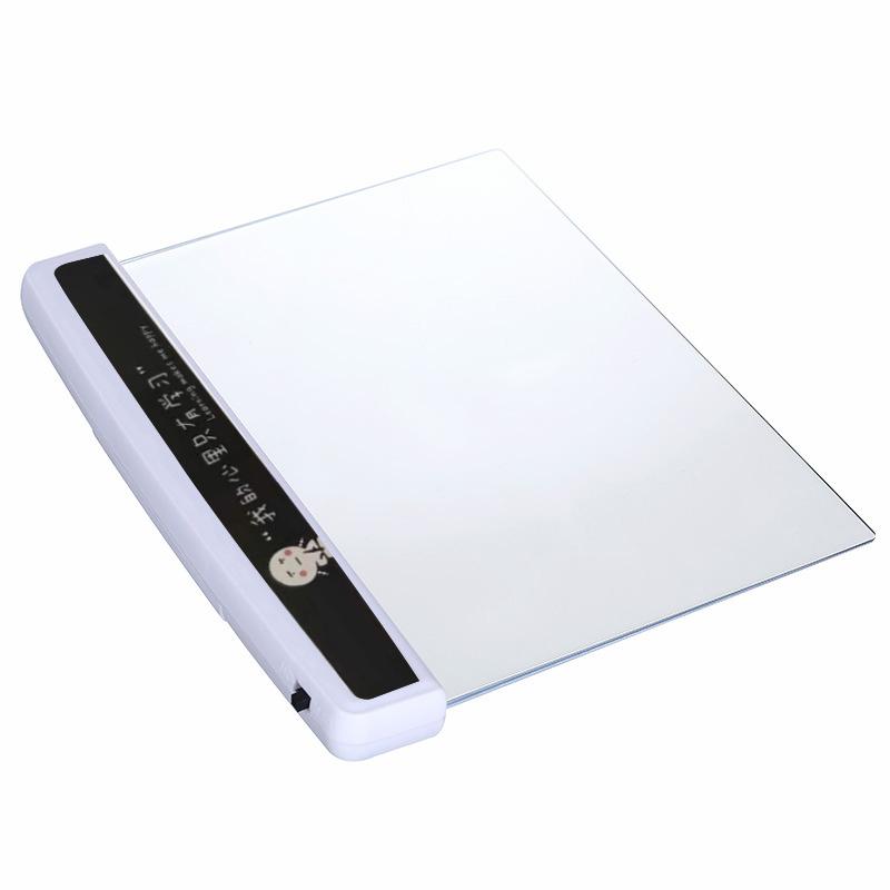 Новая пластинчатая лампа, креативная светодиодная лампа для чтения книг, защита глаз, батарея, ночник, школьная лампа для чтения, канцелярские принадлежности для студентов 17x14.5x2.5cm чёрный