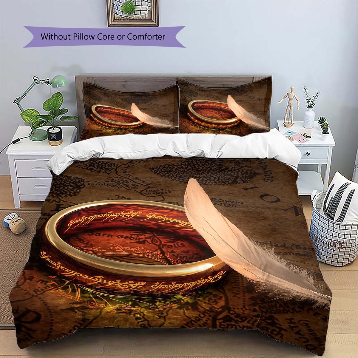 Lord of the Rings Element Bedding Set Duvet Cover Pillowcase No Filler, Soft Home Bedroom Decor, Perfect Gift for Fans.chl 135x200cm
Lord of the Rings Element Bedding Set Duvet Cover Pillowcase No Filler, Soft Home Bedroom Decor, Perfect Gift for Fans.chl 135x200cm