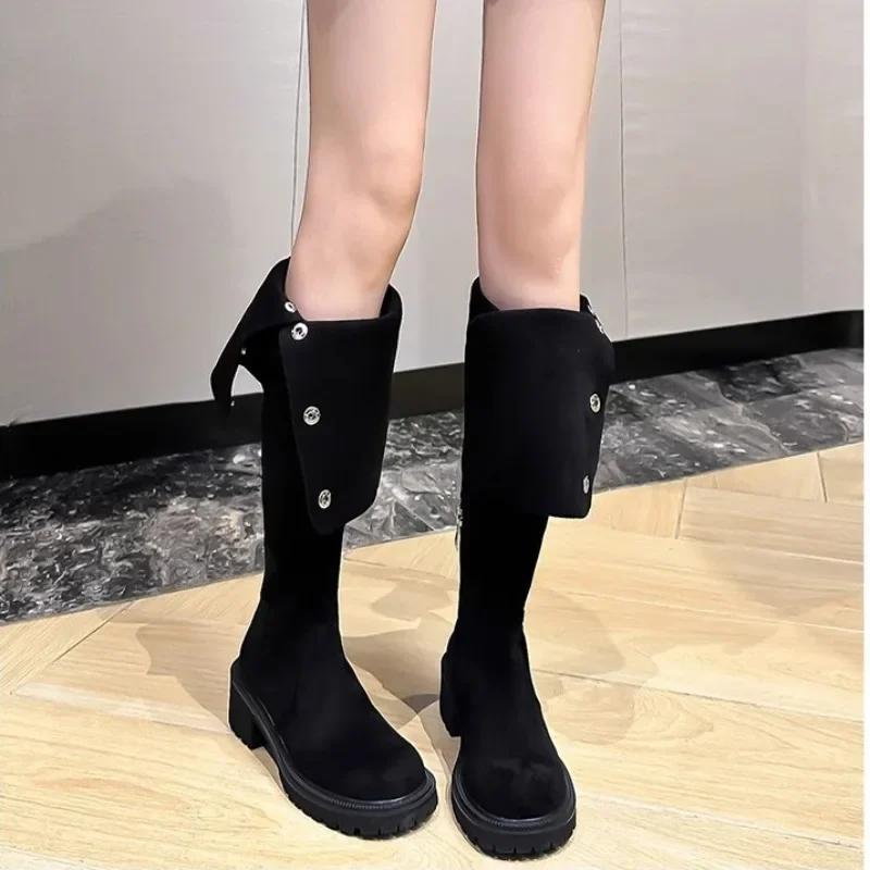 Модная женская обувь 2024 года, горячая распродажа, женские сапоги с боковой молнией, модные современные сапоги с пряжкой на ремне, женские новые теплые сапоги выше колена 35
Модная женская обувь 2024 года, горячая распродажа, женские сапоги с боковой молнией, модные современные сапоги с пряжкой на ремне, женские новые теплые сапоги выше колена 35