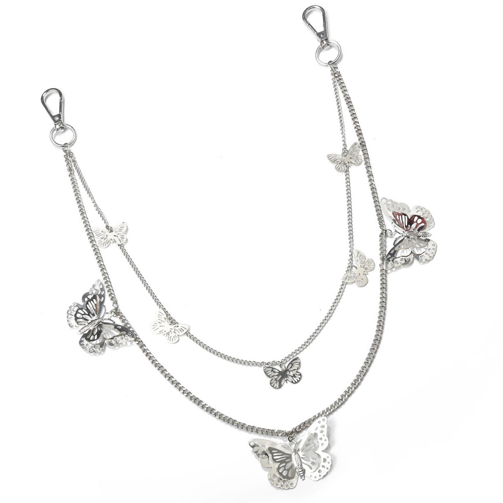 Цепь для брюк Панк Цепь для джинсов Цепочка для кошелька Ювелирные изделия Унисекс Украшение для брюк Эстетичная Цепочка-бабочка для повседневной носки и вечеринок B
Цепь для брюк Панк Цепь для джинсов Цепочка для кошелька Ювелирные изделия Унисекс Украшение для брюк Эстетичная Цепочка-бабочка для повседневной носки и вечеринок B