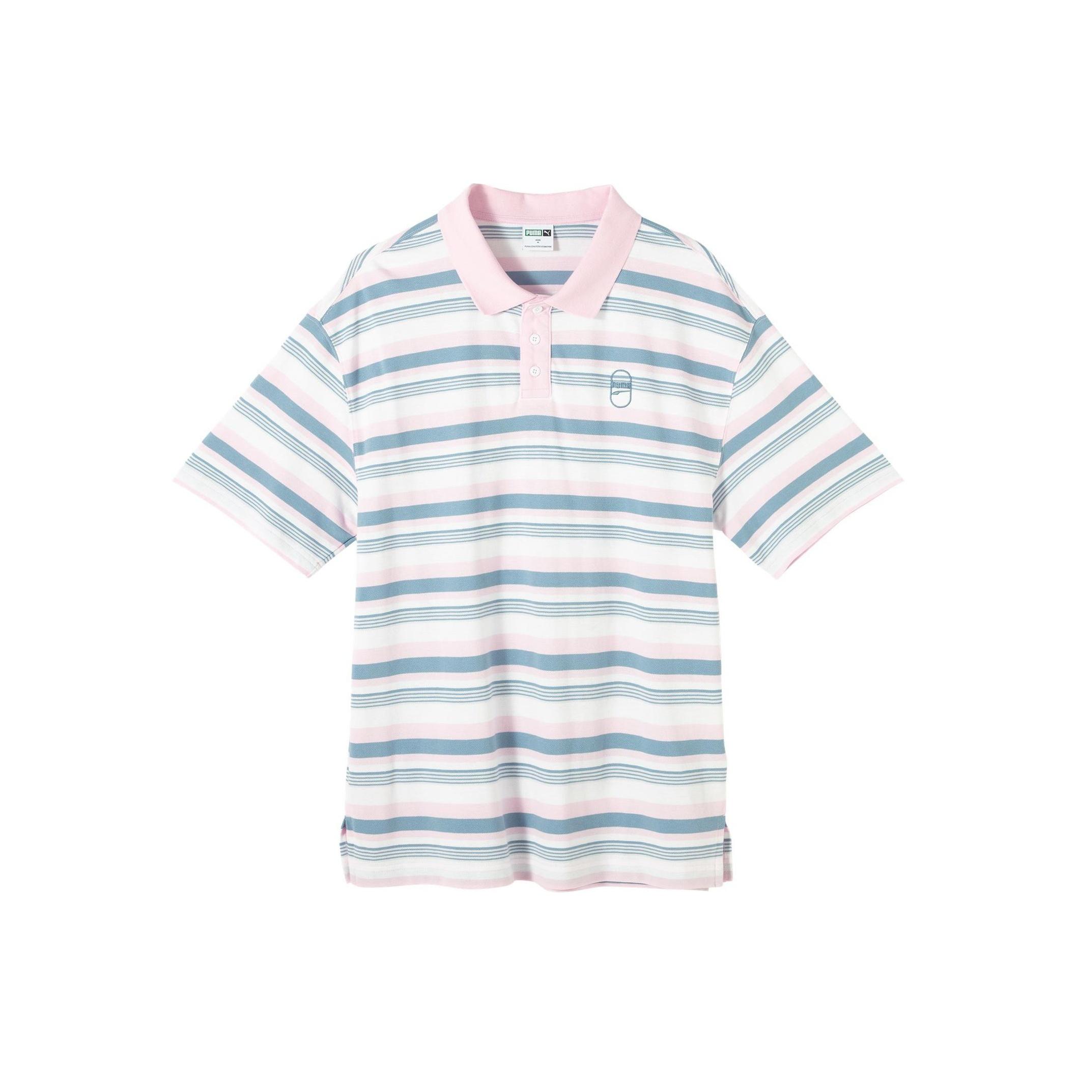Puma Downtown Color Block Striped Short Sleeve Polo Shirt Unisex Polo Shirts Light-Pink 630119-93
Puma Downtown Color Block Striped Short Sleeve Polo Shirt Unisex Polo Shirts Light-Pink 630119-93