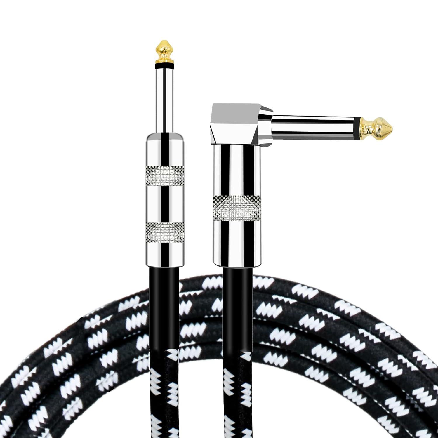 Кабель для электрогитары 6,35 мм угловой к прямому плетеный для электрогитары, динамика, микшера и использования в качестве удлинителя 1.5m
Кабель для электрогитары 6,35 мм угловой к прямому плетеный для электрогитары, динамика, микшера и использования в качестве удлинителя 1.5m