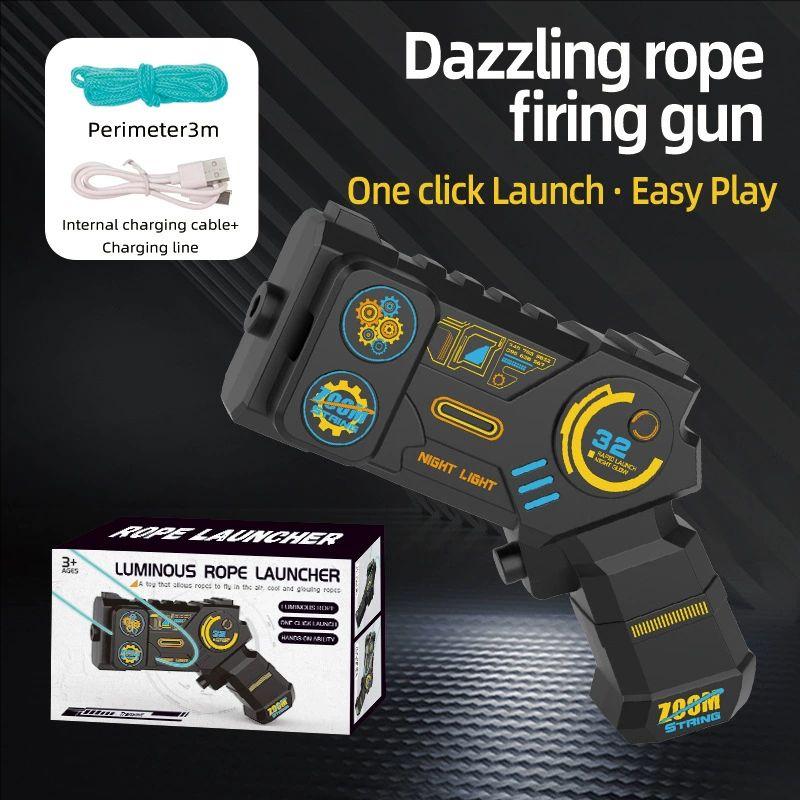 Charging light-emitting rope throwing creative toy for parties, magical gift, outdoor parent-child rope throwing gun
Charging light-emitting rope throwing creative toy for parties, magical gift, outdoor parent-child rope throwing gun