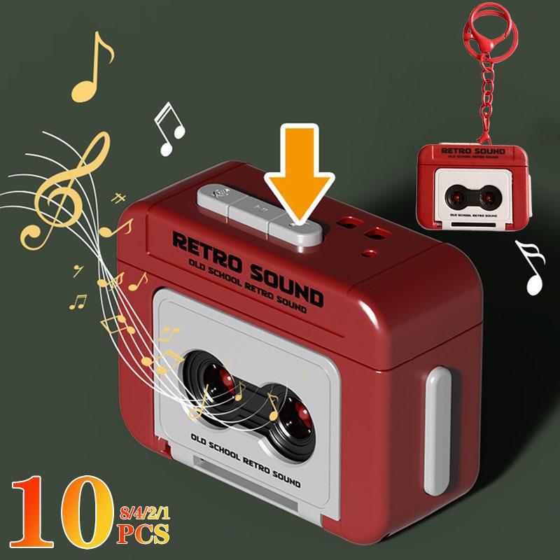 1-10PCS New Small Box Recorder Music Keychain Storage Box Retro Keychain Mini Player Commemorative Key Christmas Festival Gift
1-10PCS New Small Box Recorder Music Keychain Storage Box Retro Keychain Mini Player Commemorative Key Christmas Festival Gift