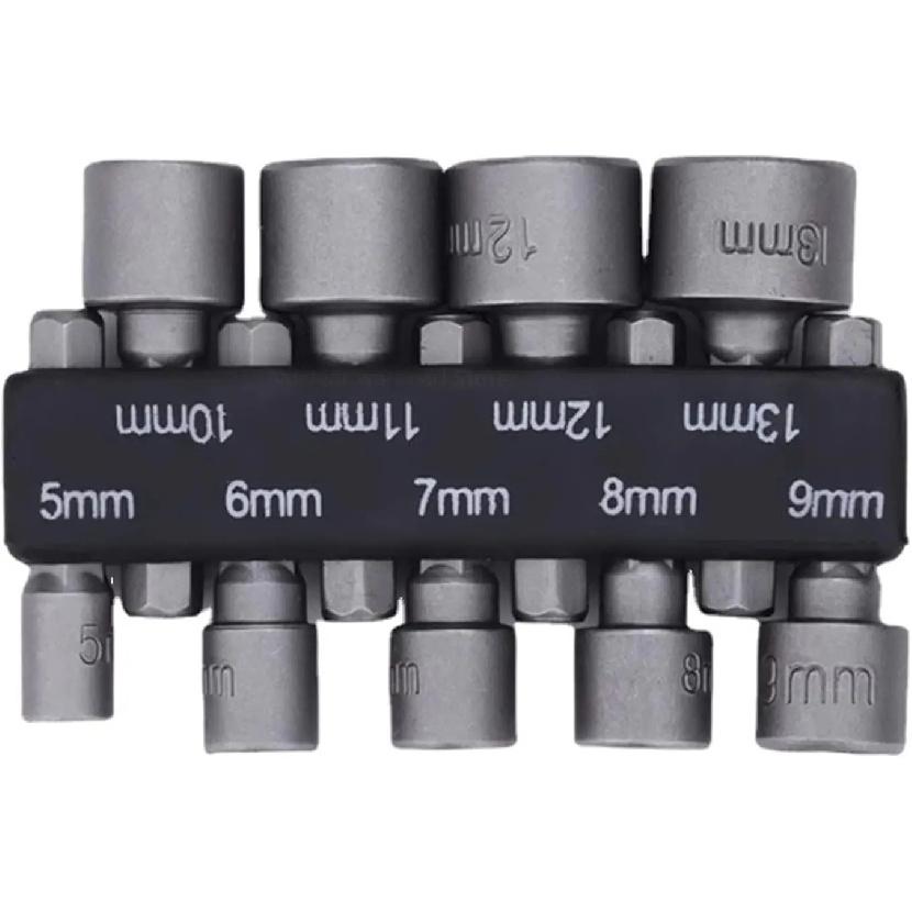 9pcs or 14pcs/set 5mm-13mm Hex Sockets Sleeve Nozzles Nut Driver Set Screwdriver Set Bits Sets Tools Socket Wrenches 9pcs
9pcs or 14pcs/set 5mm-13mm Hex Sockets Sleeve Nozzles Nut Driver Set Screwdriver Set Bits Sets Tools Socket Wrenches 9pcs