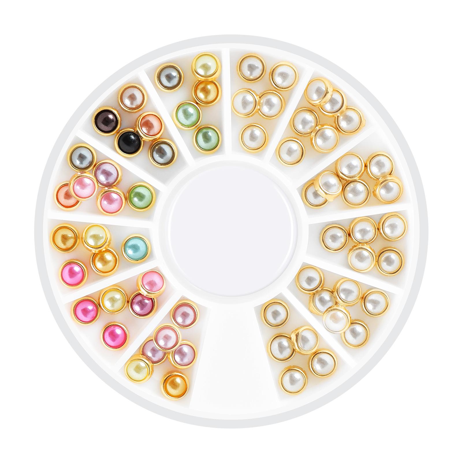 Pretty Framed Multicolored Faux Imitation Pearl Nail Polish Art Fashion Accessory Set Nail Art DIY Decoration for Women Manicure Nail Decorations
Pretty Framed Multicolored Faux Imitation Pearl Nail Polish Art Fashion Accessory Set Nail Art DIY Decoration for Women Manicure Nail Decorations