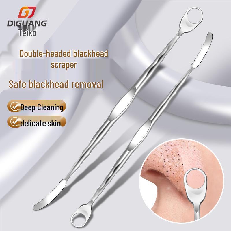 Blackhead Remover: Manual Blackhead Removal Tool for Nose and Acne, Sebum Scraper, Follicle Cleaner
Blackhead Remover: Manual Blackhead Removal Tool for Nose and Acne, Sebum Scraper, Follicle Cleaner