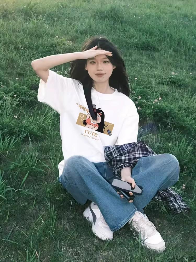 Chic Loose Pure Cotton Short-Sleeve T-shirt - Women s Summer 2026 High-End Design 3XL білий
Chic Loose Pure Cotton Short-Sleeve T-shirt - Women s Summer 2026 High-End Design 3XL білий