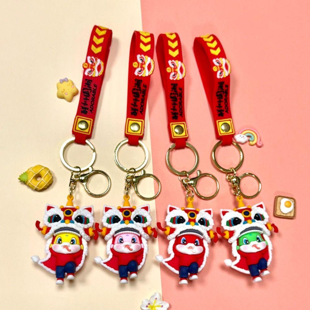 Lion Dance Snake Keychain Spring Festival Snake Key Ring Creative 2025 New Year Pendant Ornament красный
Lion Dance Snake Keychain Spring Festival Snake Key Ring Creative 2025 New Year Pendant Ornament красный