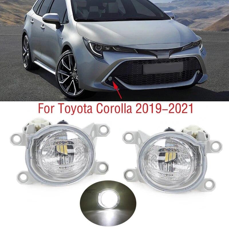 Автомобильный светодиодный передний бампер, противотуманная фара для Toyota Corolla, противотуманная фара с лампочкой
Автомобильный светодиодный передний бампер, противотуманная фара для Toyota Corolla, противотуманная фара с лампочкой