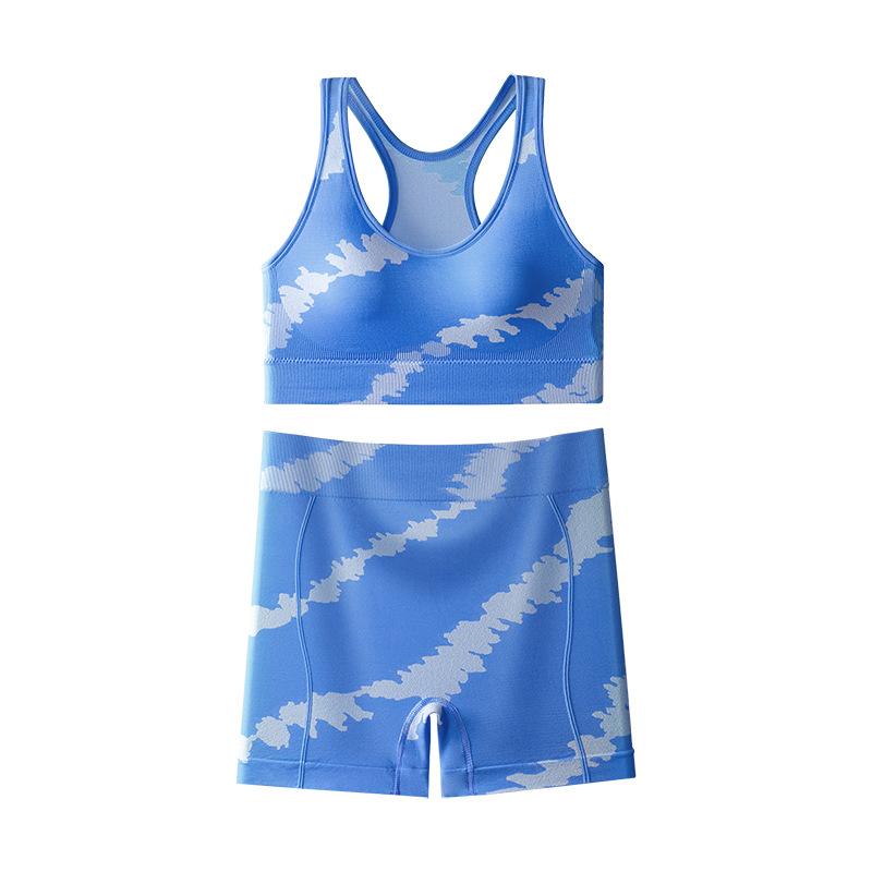 JYL Seamless Yoga Suit Hip Lifting High Waist Cross Back Sports Vest One size аліса синього кольору
JYL Seamless Yoga Suit Hip Lifting High Waist Cross Back Sports Vest One size аліса синього кольору