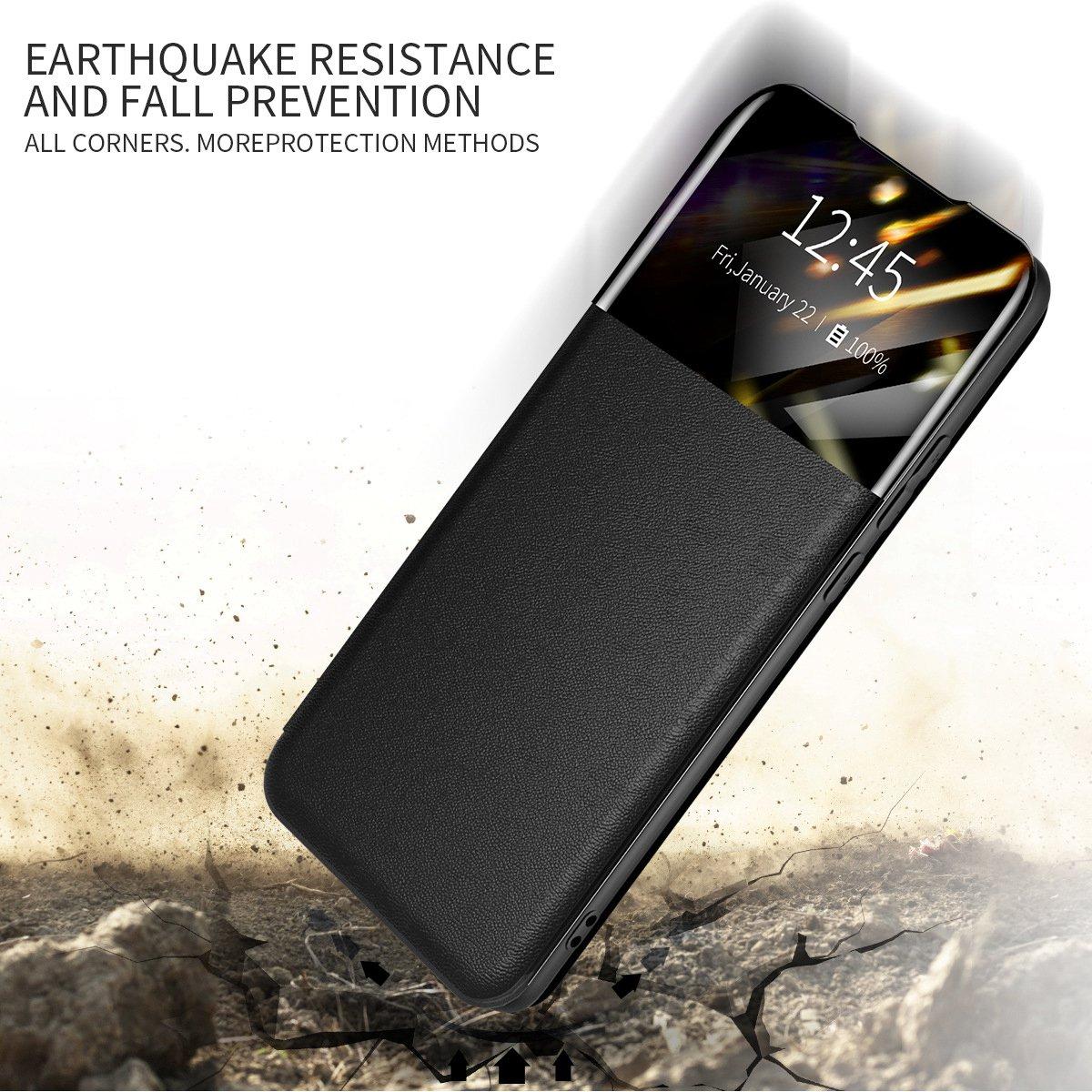 For Samsung Galaxy S21 FE 5G Card Slot Folio Flip Phone Case PU Leather View Window Stand Cover Black
For Samsung Galaxy S21 FE 5G Card Slot Folio Flip Phone Case PU Leather View Window Stand Cover Black