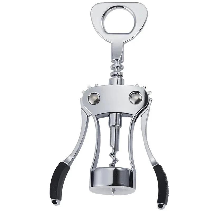 Multi functional zinc alloy wine and beer bottle opener, high-end wine opener suitable for home restaurants and hotels чорний
Multi functional zinc alloy wine and beer bottle opener, high-end wine opener suitable for home restaurants and hotels чорний