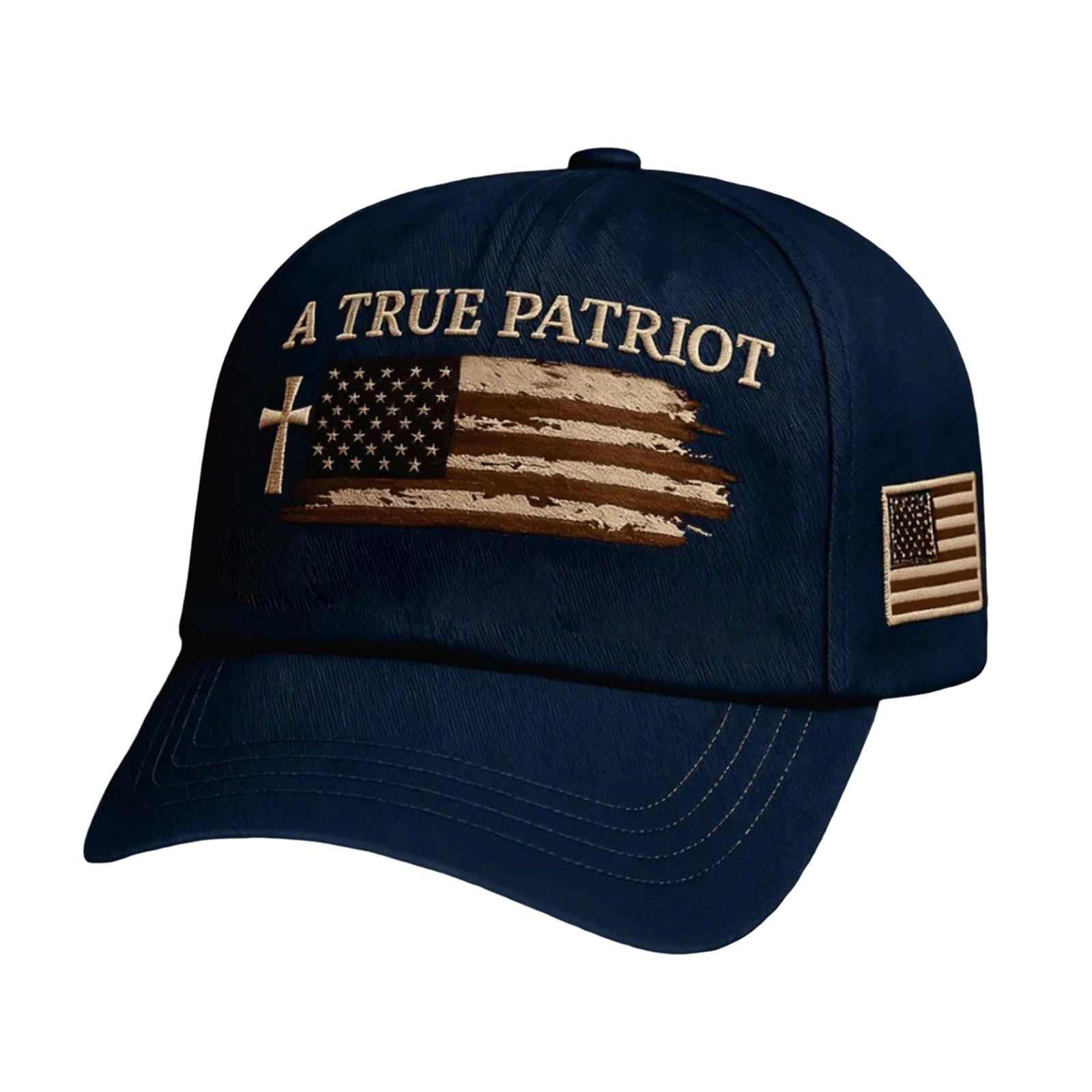Baseball Cap with 3D Digital Print Flag and Text A True Patriot Adjustable Strapback Hat for Outdoor Activities and Everyday Wear One Size Темно-синій
Baseball Cap with 3D Digital Print Flag and Text A True Patriot Adjustable Strapback Hat for Outdoor Activities and Everyday Wear One Size Темно-синій